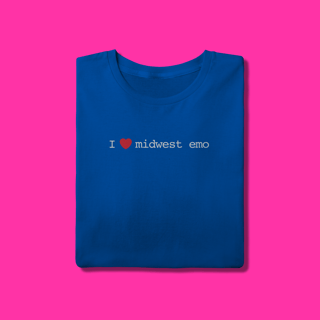 Nome do produtoCamiseta - I Love Midwest Emo