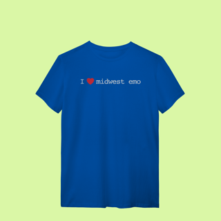 Nome do produtoCamiseta - I Love Midwest Emo