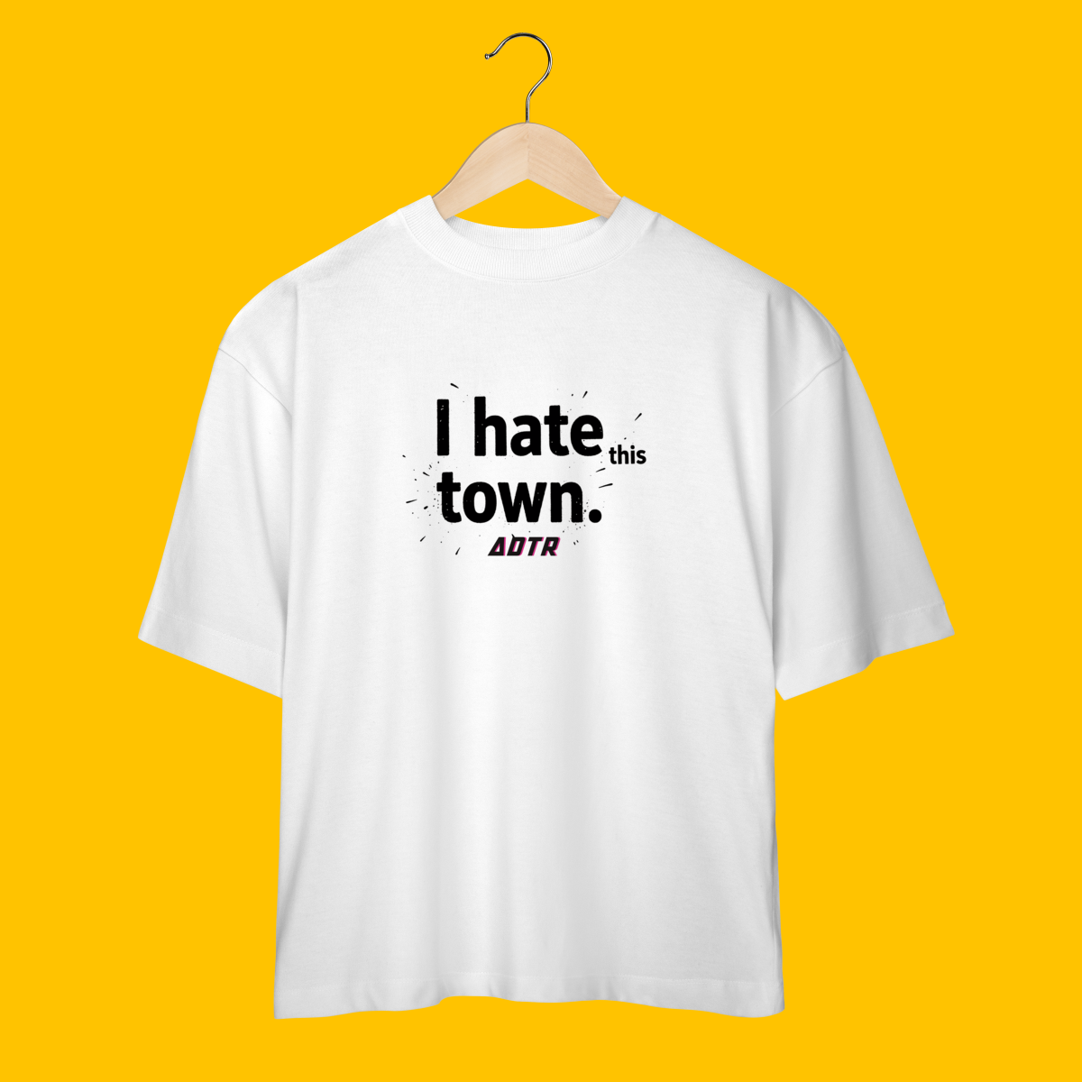 Nome do produto: Oversized. -I Hate This Town (a day to remember)