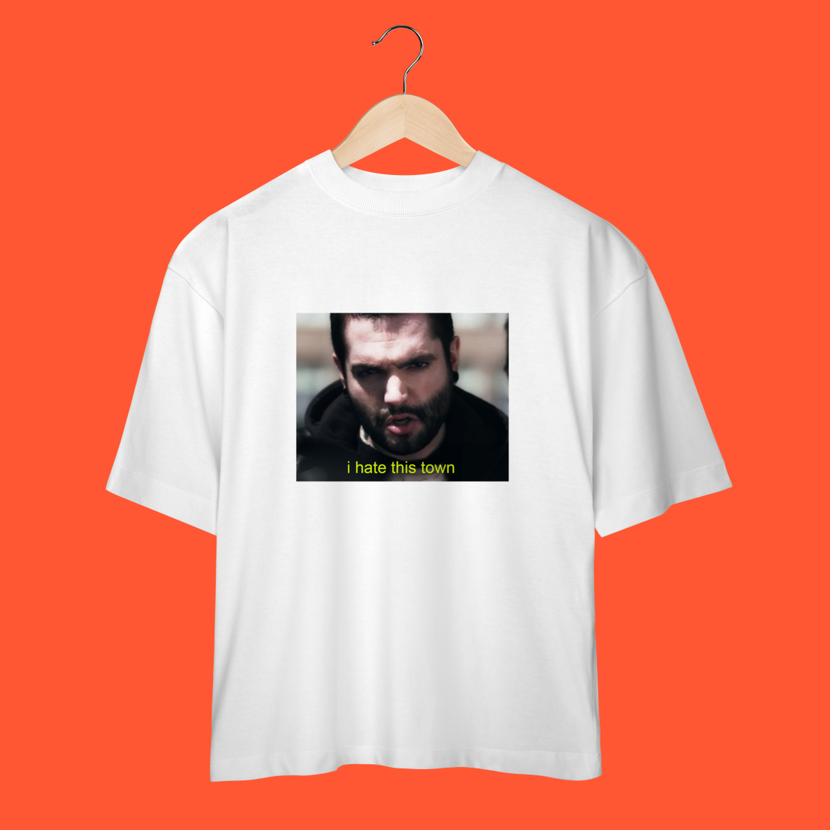 Nome do produto: Camiseta Oversized - A Day To Remember - I Hate This Town