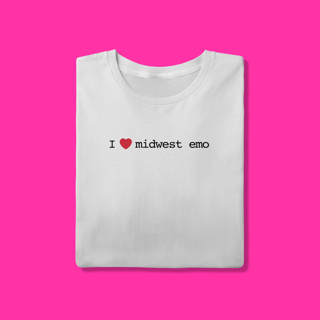 Nome do produtoCamiseta - I Love Midwest Emo