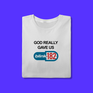 Nome do produtoCamiseta - blink-182 god love us