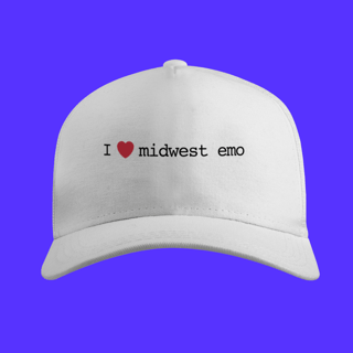 Nome do produtoBoné - I Love Midwest Emo