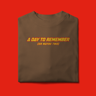 Nome do produtoOversized - A Day To Remember (or two)