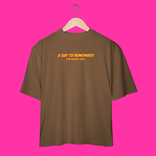 Nome do produtoOversized - A Day To Remember (or two)