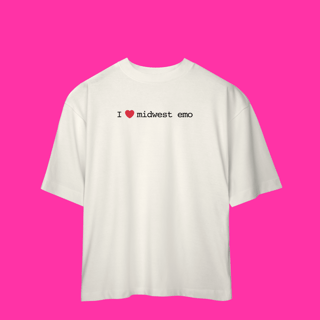 Nome do produtoOversized - I Love Midwest Emo
