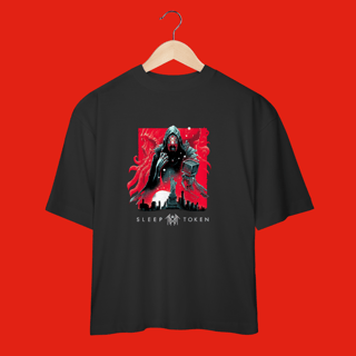 Camiseta Oversized - Sleep Token Red Chaos