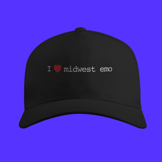 Nome do produtoBoné - I Love Midwest Emo
