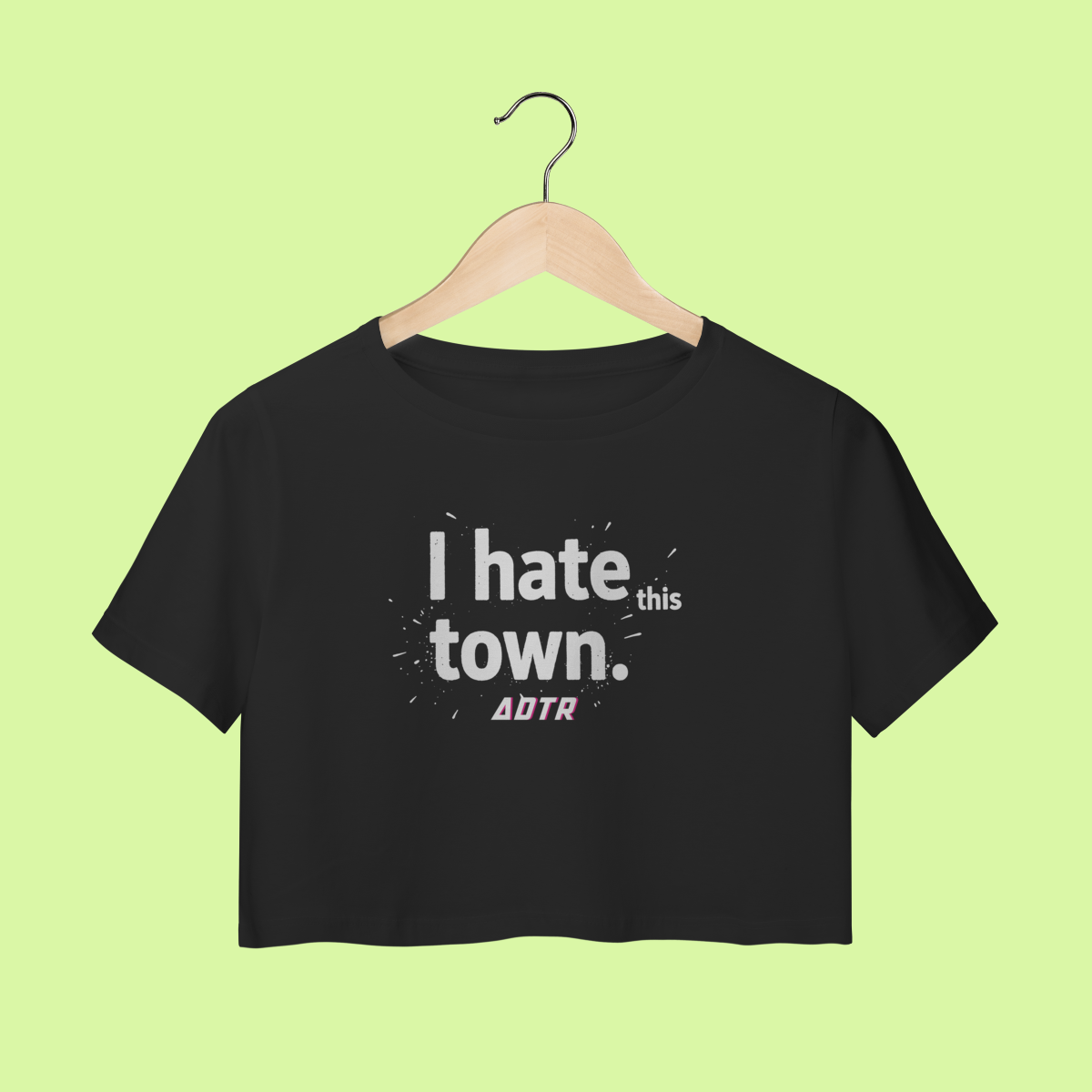 Nome do produto: Cropped - I Hate This Town (a day to remember)