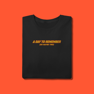 Nome do produtoCamiseta - A Day To Remember (or two)