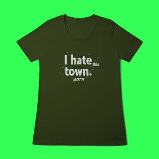 Nome do produtoCamiseta - I Hate This Town (a day to remember)