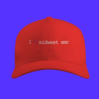 Nome do produtoBoné - I Love Midwest Emo
