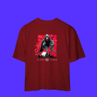 Nome do produtoCamiseta Oversized - Sleep Token Red Chaos