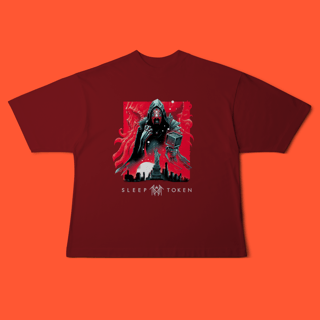 Nome do produtoCamiseta Oversized - Sleep Token Red Chaos