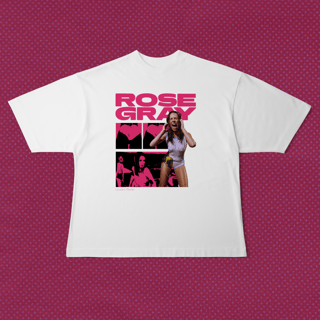 Nome do produtoCamiseta Oversized Rose Gray - Louder, Please