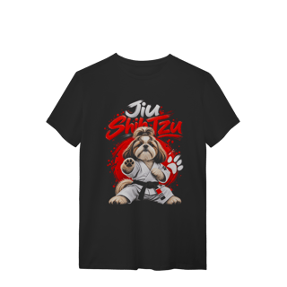 Camiseta Unissex Jiu Shih Tzu Preta