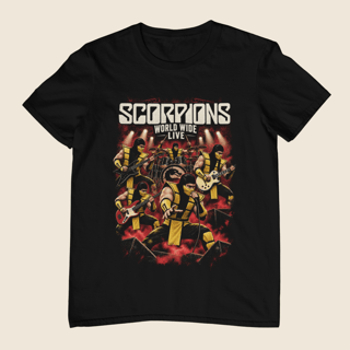 Nome do produto Camiseta Plus Size Scorpions MK
