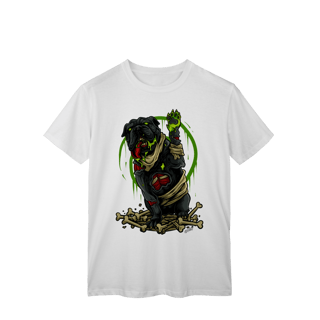 Nome do produto Camiseta Pug Zombie: The Lucky Dead