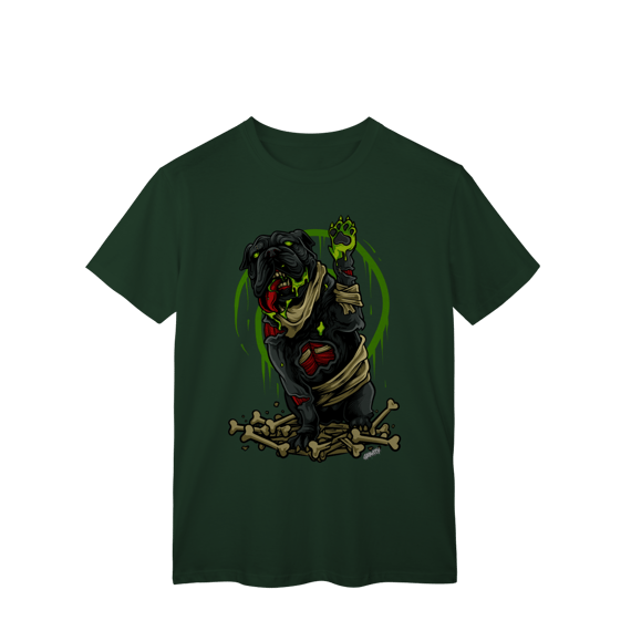 Camiseta Pug Zombie: The Lucky Dead
