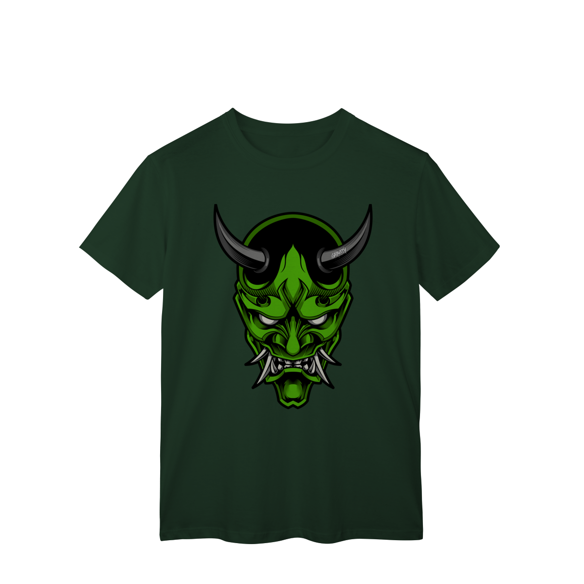 Nome do produto: Camiseta Cyber Hannya: Neon Spirit