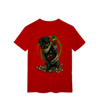 Nome do produto Camiseta Pug Zombie: The Lucky Dead