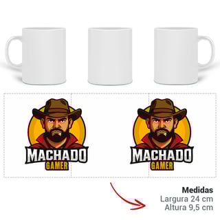 Nome do produto CANECA MACHADO GAMER