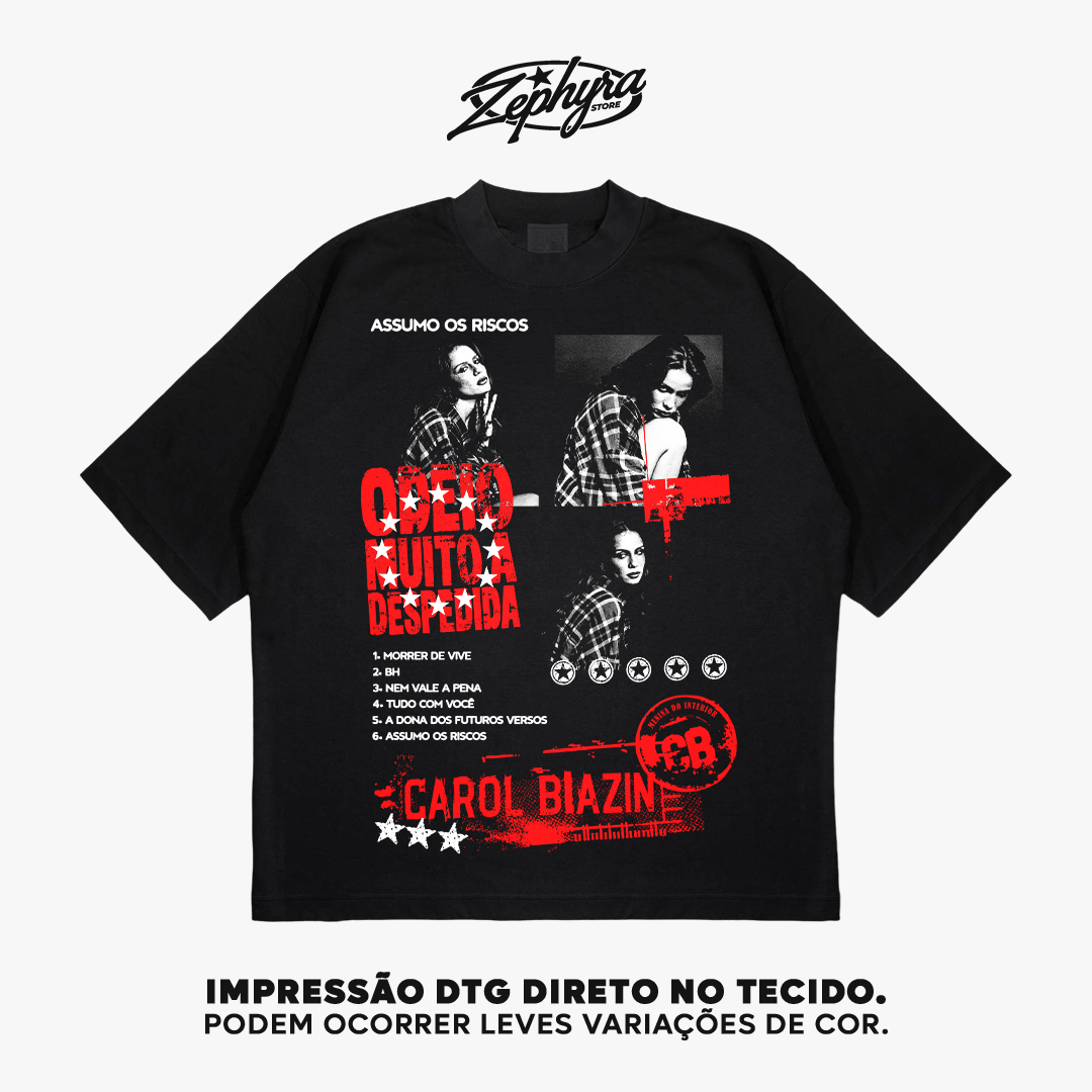 Oversized - CB - ODEIO MUITO A DESPEDIDA