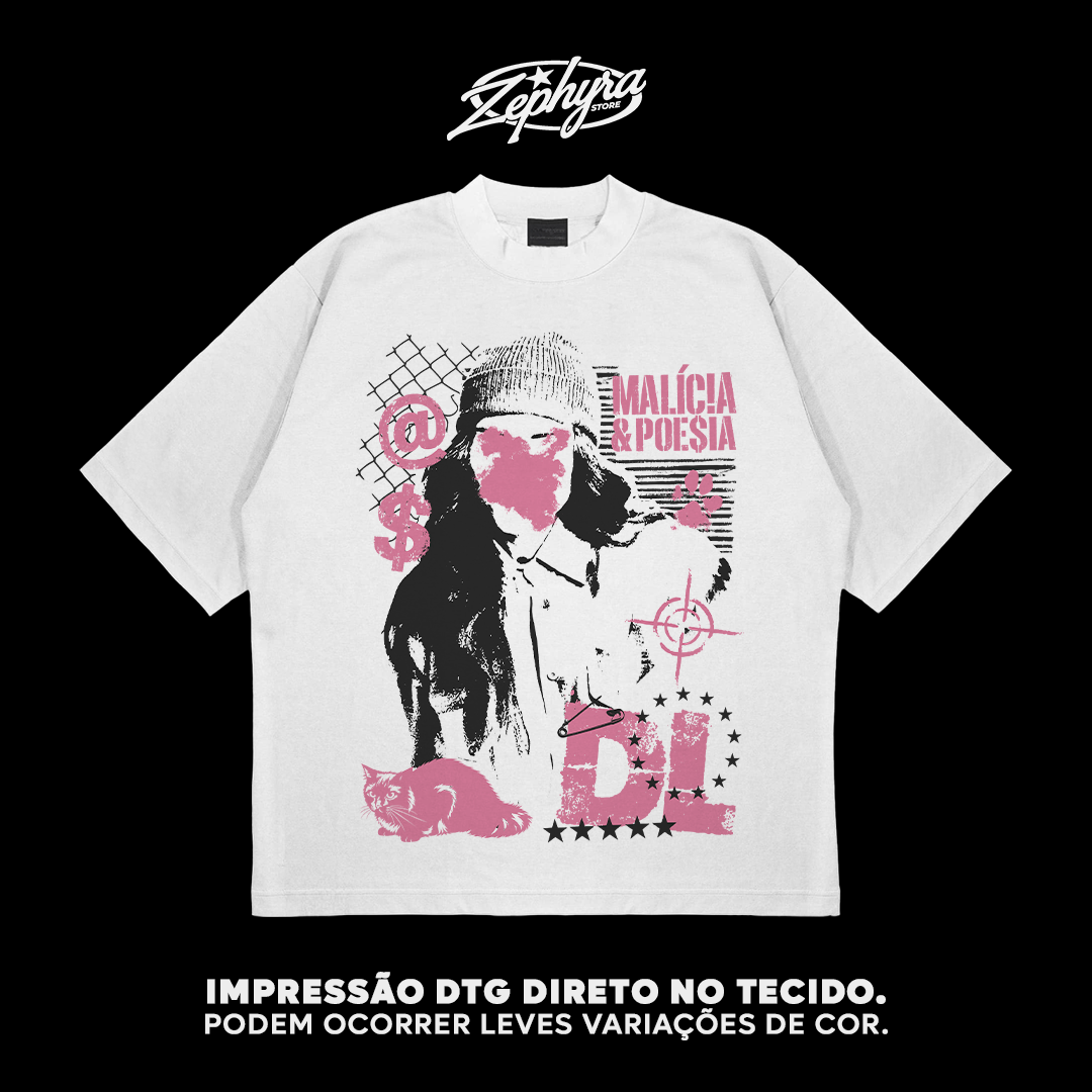Nome do produto: Oversized -  DL - MALICIA & POESIA