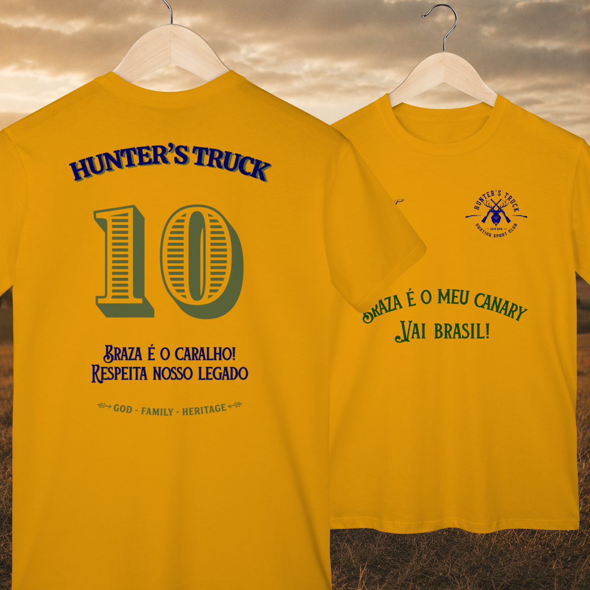 Camiseta HT Braza é meu Canary 