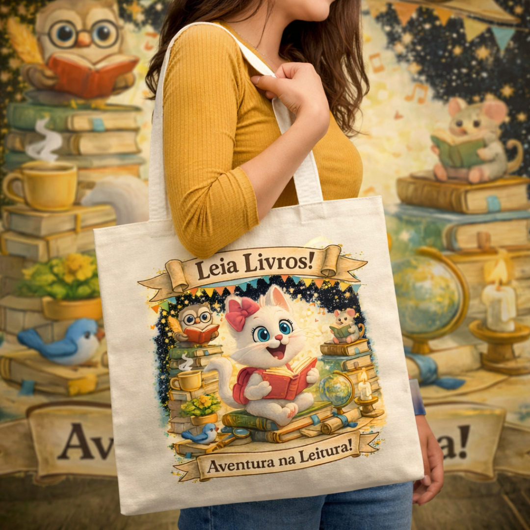 Nome do produto: Ecobag Duda Aventura na Leitura