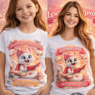 Nome do produto Kit Mãe e Filha Duda Ler é Uma Aventura