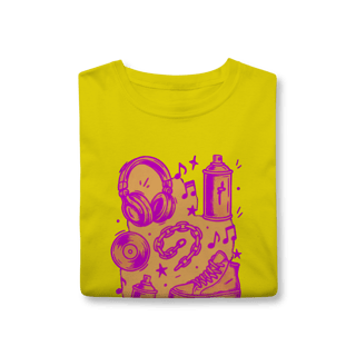 Nome do produto Camiseta - Music Doodle B 'Heat