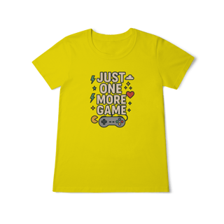 Nome do produto Camiseta - Just One More Game 9Feminina)