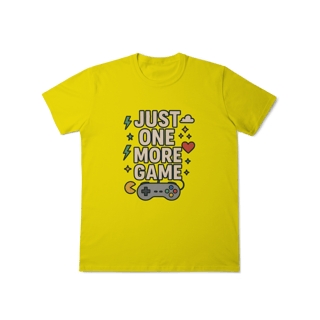 Nome do produto Camiseta - Just One More Game