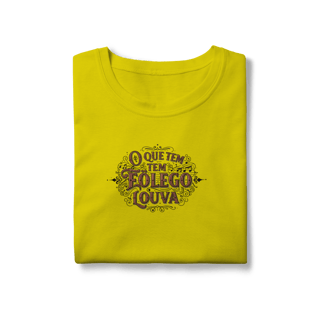 Nome do produto Camisa - o que tem Fôlego louva