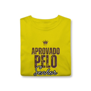 Nome do produto Camiseta - Aprovado pelo Senhor