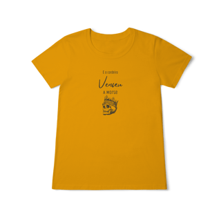 Nome do produto Camiseta - E o Cordeiro Venceu a Morte (Feminina)