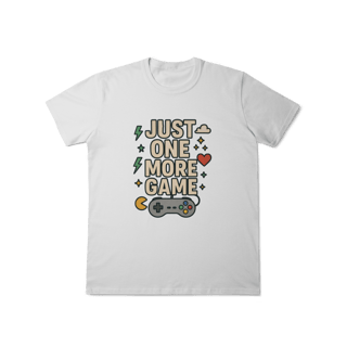 Nome do produto Camiseta - Just One More Game
