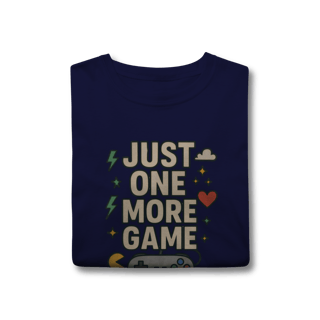 Nome do produto Camiseta - Just One More Game