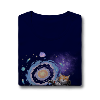 Nome do produto Camiseta - Meow Meow in space (Feminina)