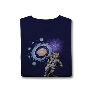 Nome do produto Camiseta - Meow Meow in space