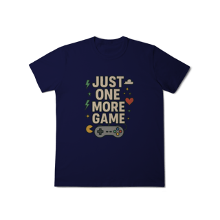 Nome do produto Camiseta - Just One More Game