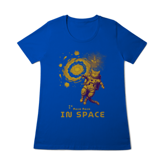Nome do produto Camiseta - Meow Meow in space: Golden Age (Feminina)