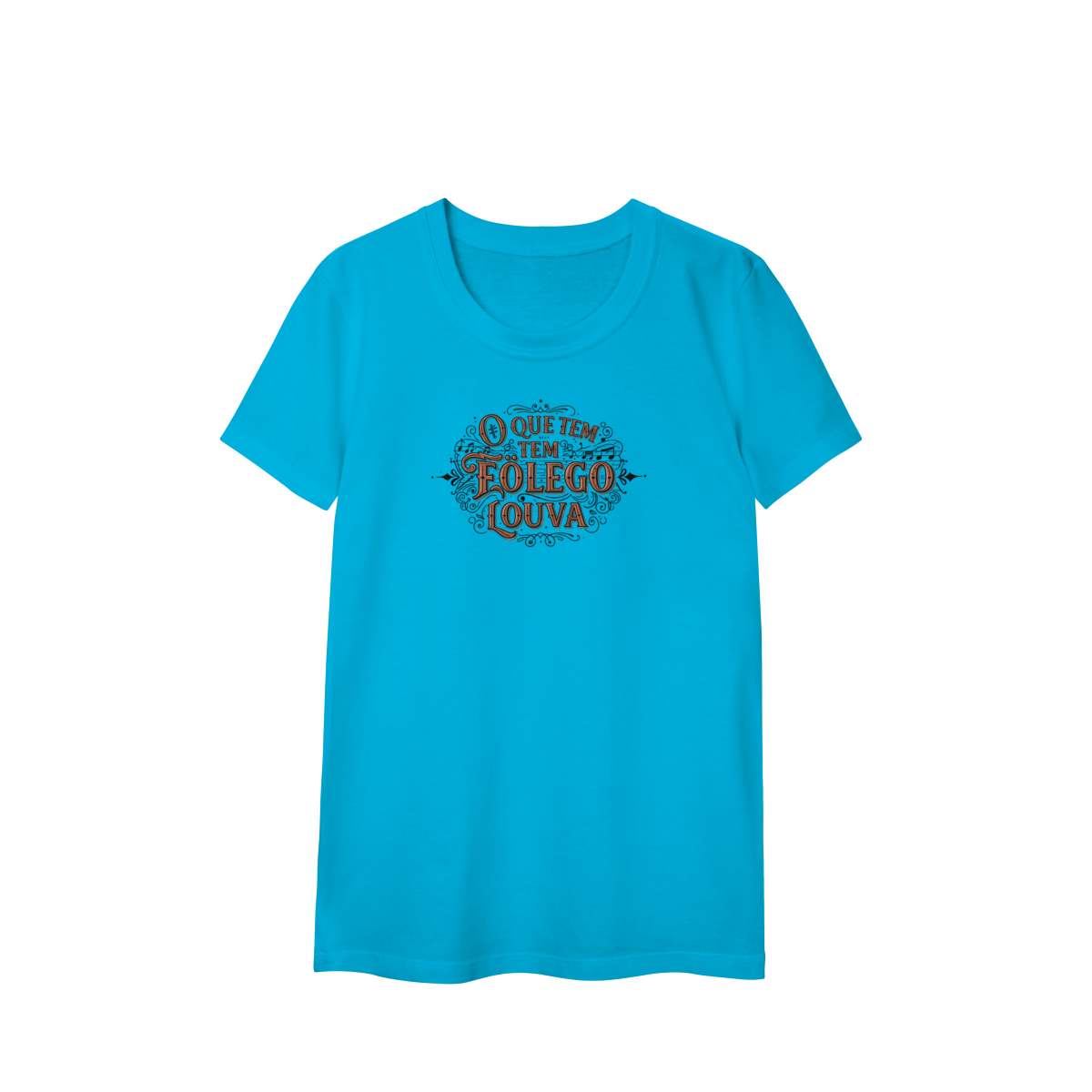 Nome do produto: Camisa - o que tem Fôlego louva