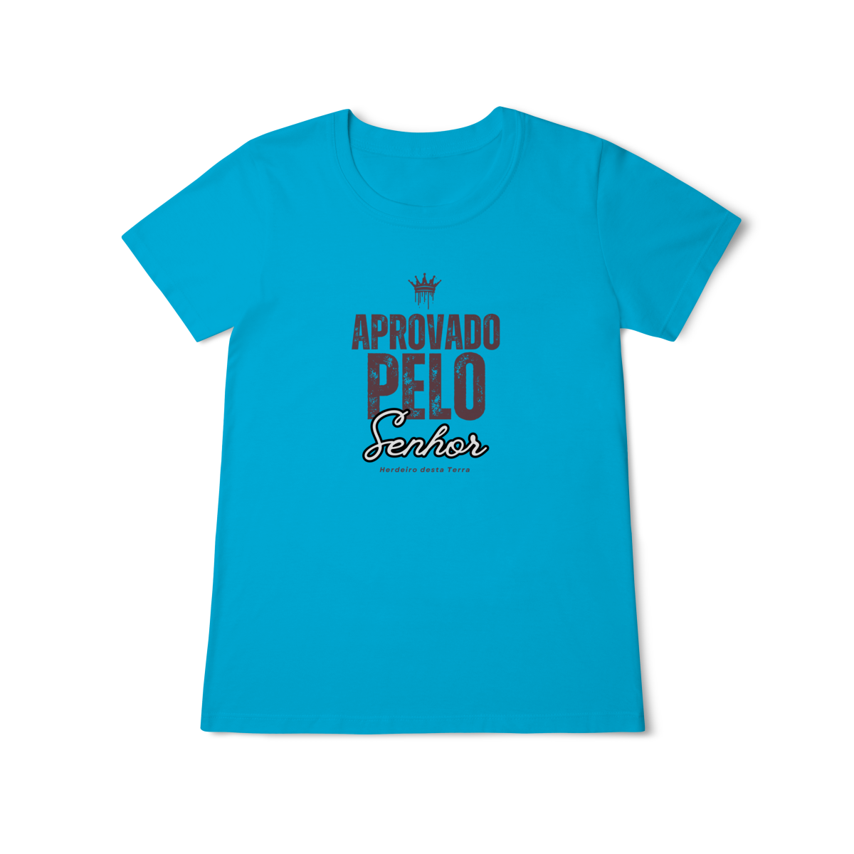 Nome do produto: Camiseta - Aprovado pelo Senhor (Feminina)