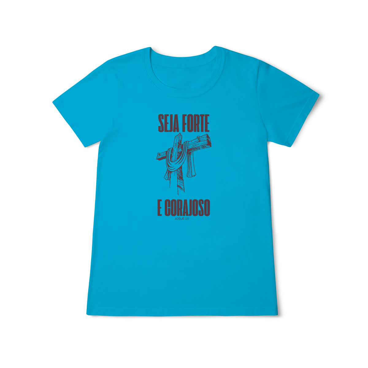 Nome do produto: Camiseta - Josué 1:9 (Feminina)