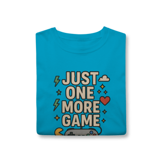 Nome do produto Camiseta - Just One More Game
