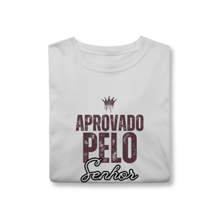 Nome do produto Camiseta - Aprovado pelo Senhor