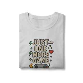 Nome do produto Camiseta - Just One More Game 9Feminina)
