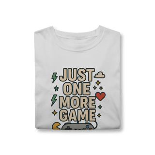 Nome do produto Camiseta - Just One More Game
